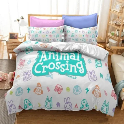 Animal Crossing Forest Adventure Bedding Set
