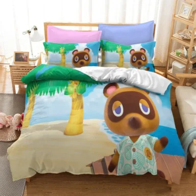 Animal Crossing Tom Nook Bedding Set