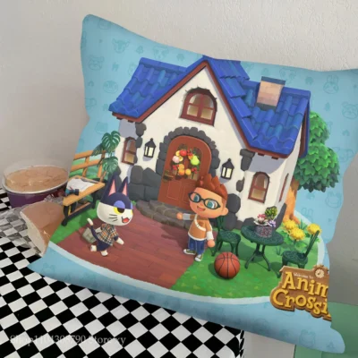 Animal Crossing Sakura Festival Throw Pillow