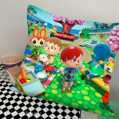 Animal Crossing Ocean Breeze Throw Pillow