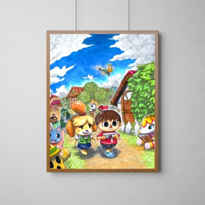 Animal Crossing Island Life Wall Art