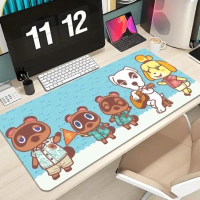 Animal Crossing Pastel Village Large Mouse Pad