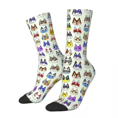 Animal Crossing Kawaii Leaf Socks
