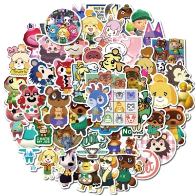 50Pcs Classic Game Animal Crossing: New Horizons Stickers