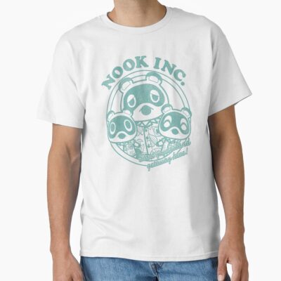 Animal Crossing Nook Inc Getaway Faded Badge T-shirt