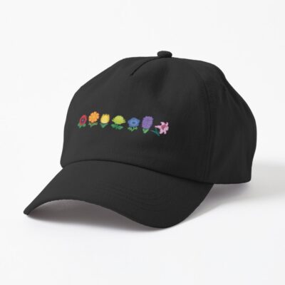 Rainbow Flower Power Cap