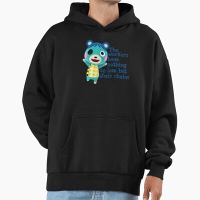 Alternative view of Bluebear Rallies The Workers Hoodie