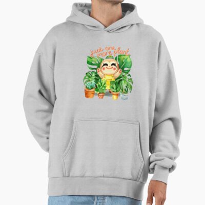 Happy Sloth With Plants Hoodie