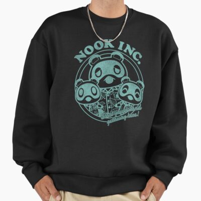 Alternative view of Animal Crossing Nook Inc Getaway Faded Badge Sweatshirt
