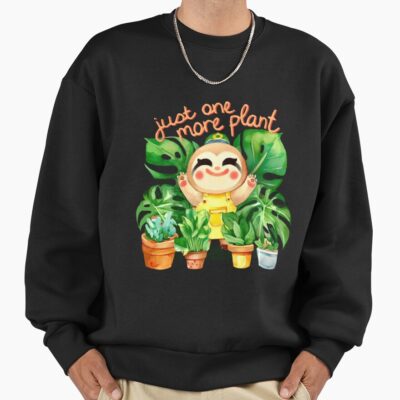 Happy Sloth With Plants Sweatshirt