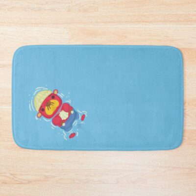 Pascal Floating In The Sea Bath Mat