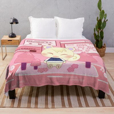 Bubblegum K K By Marshal Throw Blanket