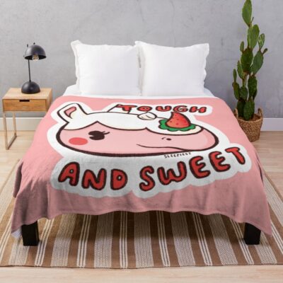 Motivational Merengue Tough And Sweet Throw Blanket