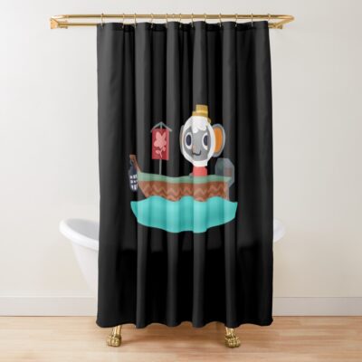 Nikos Boat Shower Curtain