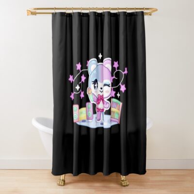 Bear Girl Shower Curtain