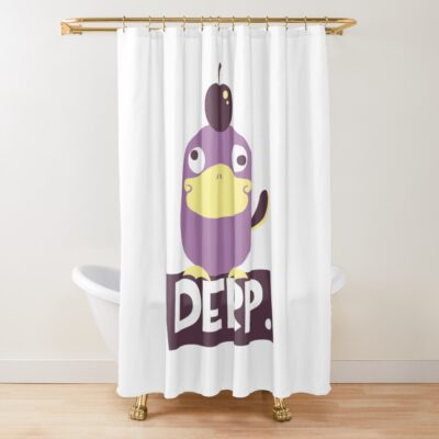 Derp Shower Curtain