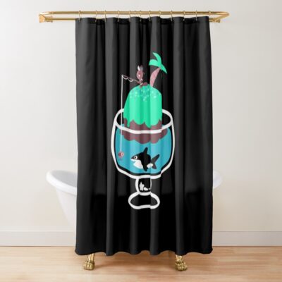 Sweet Fishing Spot Shower Curtain